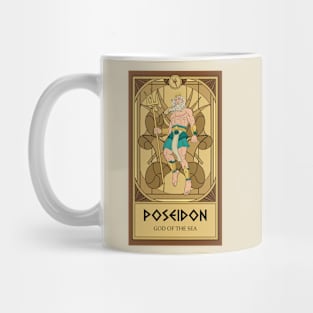 Poseidon Tarot Card Mug